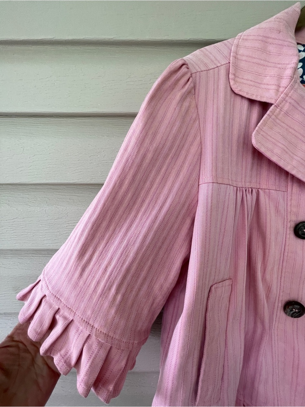 Maestro Short Ruffled Jacket Size Large - Picture 4 of 9